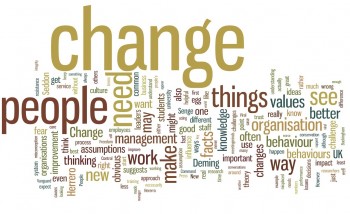 parole relative al cambiamento in una tag cloud