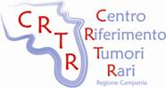 CRRT centro riferimento tumori rari logo con la Campania stilizzata